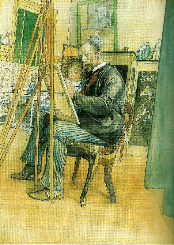 spegelbild, Carl Larsson